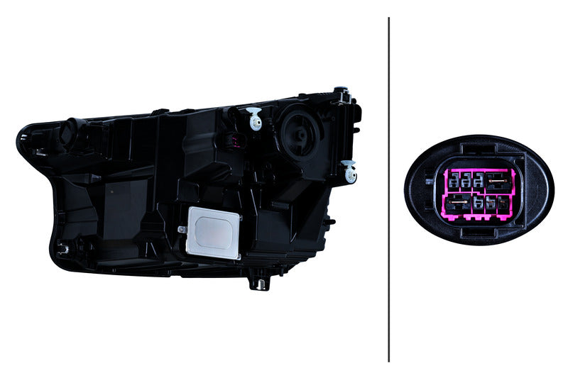 HELLA Headlight Assembly - 015414461