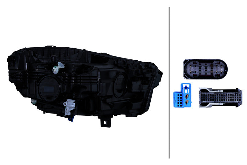 HELLA Headlight Assembly - 015568751
