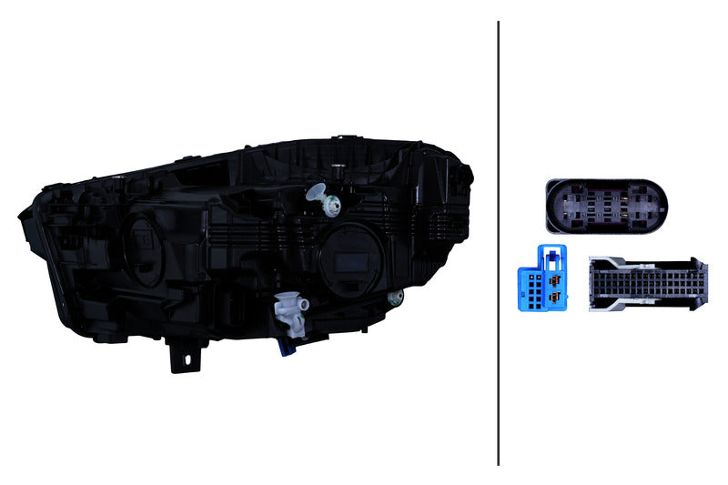 HELLA Headlight Assembly - 015568761