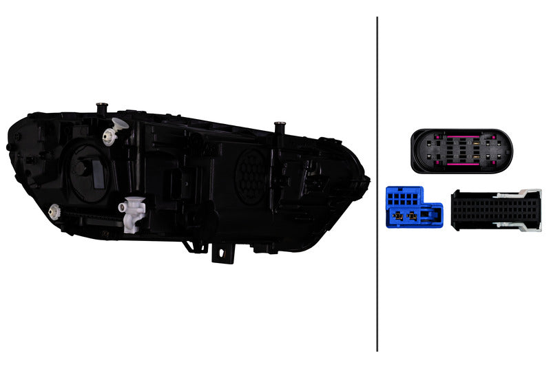 HELLA Headlight Assembly - 015569751