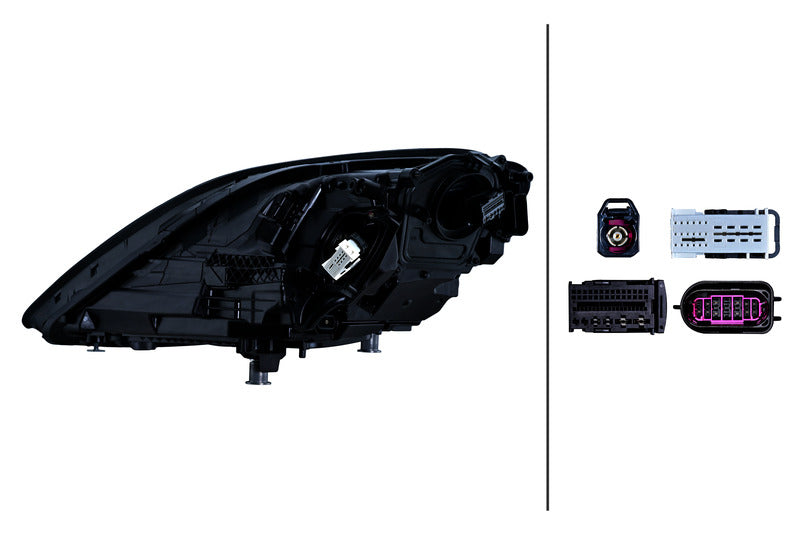 HELLA Headlight Assembly - 016351941