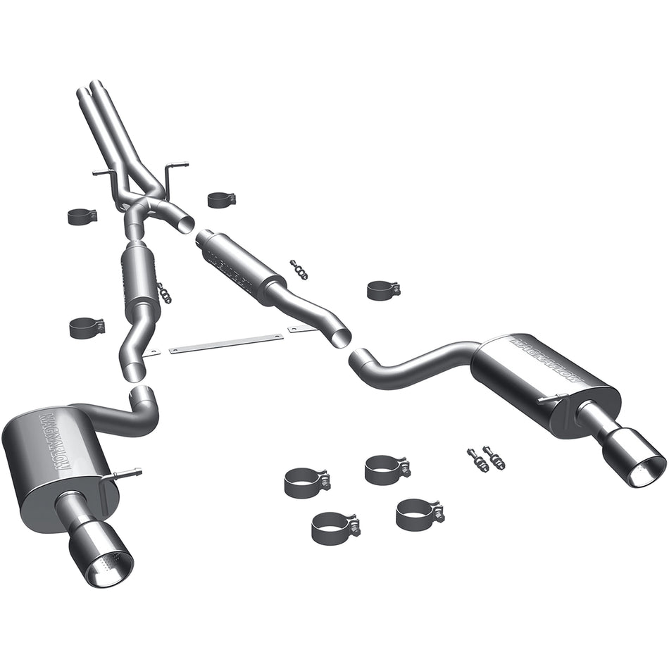 MagnaFlow Touring Series Cat-Back Exhaust System - 16493