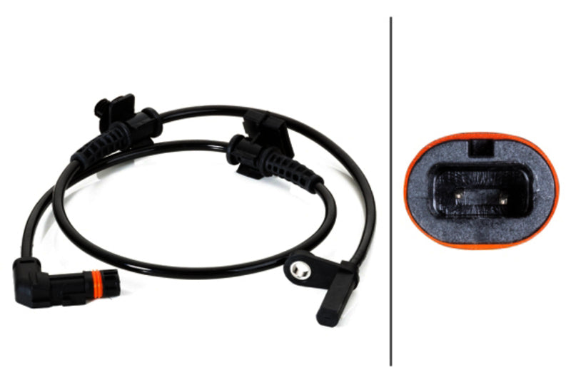 HELLA ABS Wheel Speed Sensor - 230040001