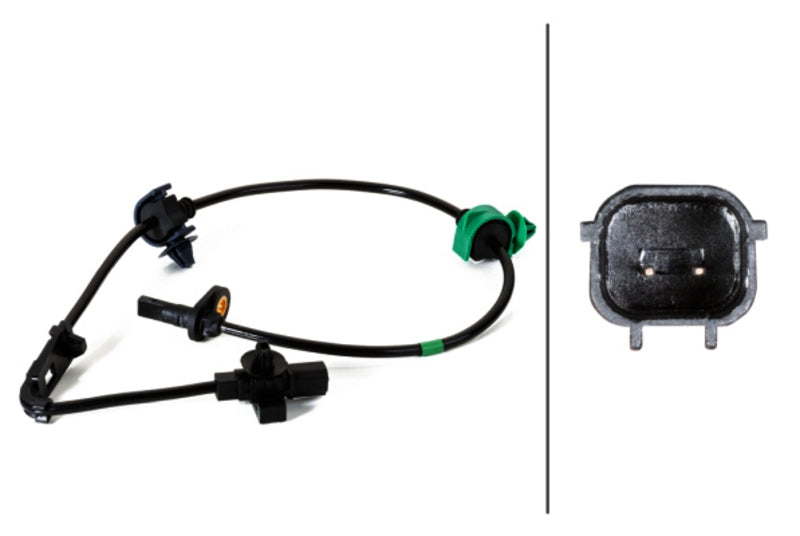 HELLA ABS Wheel Speed Sensor - 230040101