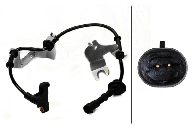 HELLA ABS Wheel Speed Sensor - 230040281