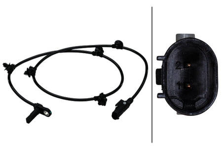 HELLA ABS Wheel Speed Sensor - 230048271