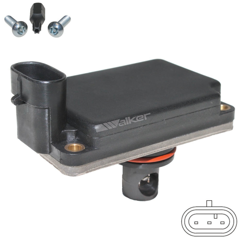 Walker Products Mass Air Flow Sensor - 245-1058