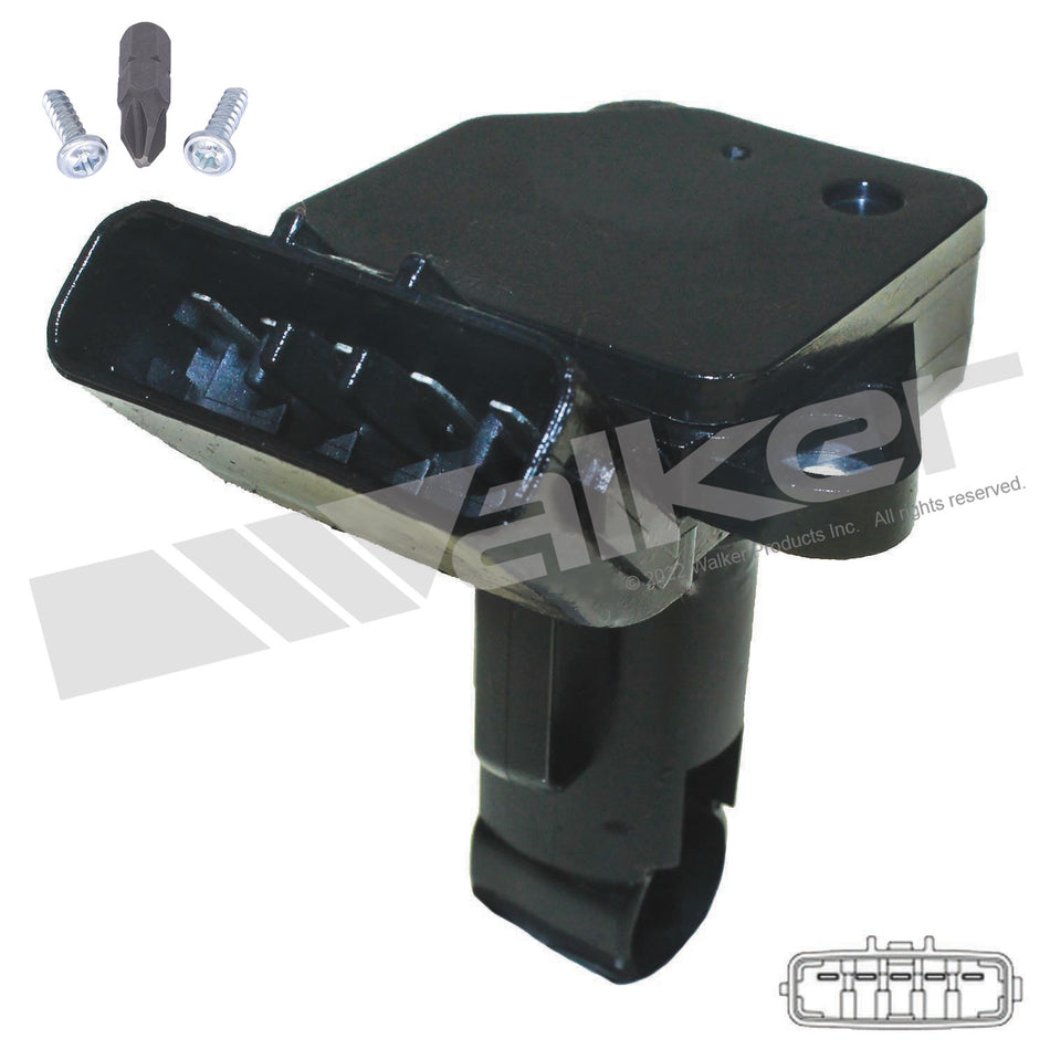 Walker Products Mass Air Flow Sensor - 245-1121