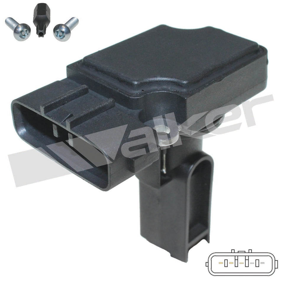 Walker Products Mass Air Flow Sensor - 245-1166