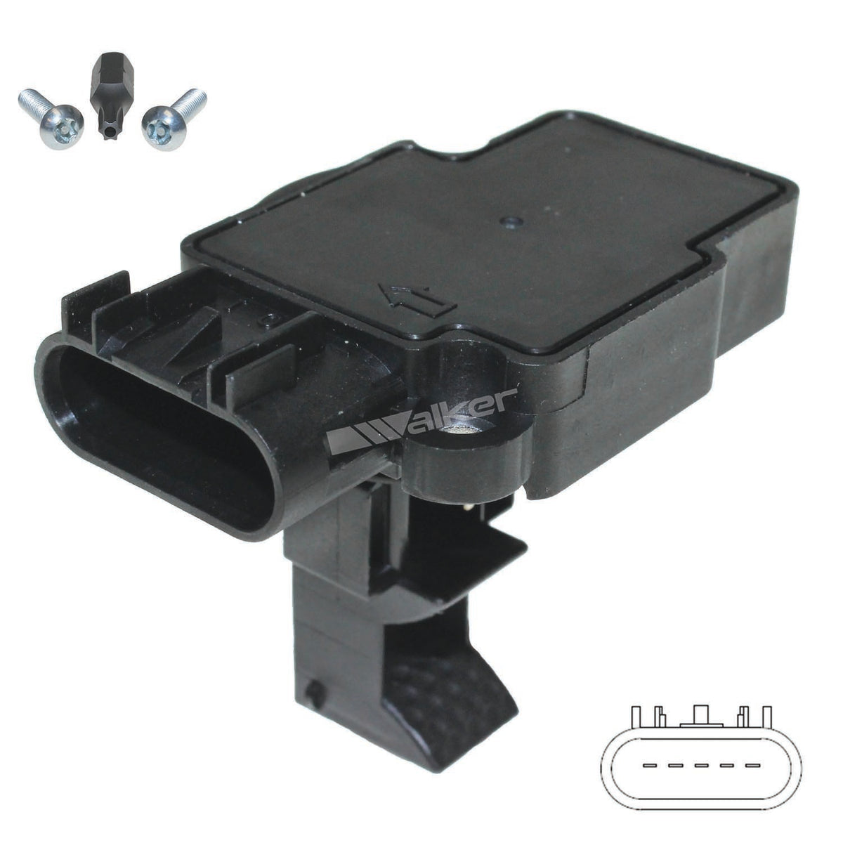 Walker Products Mass Air Flow Sensor - 245-1206