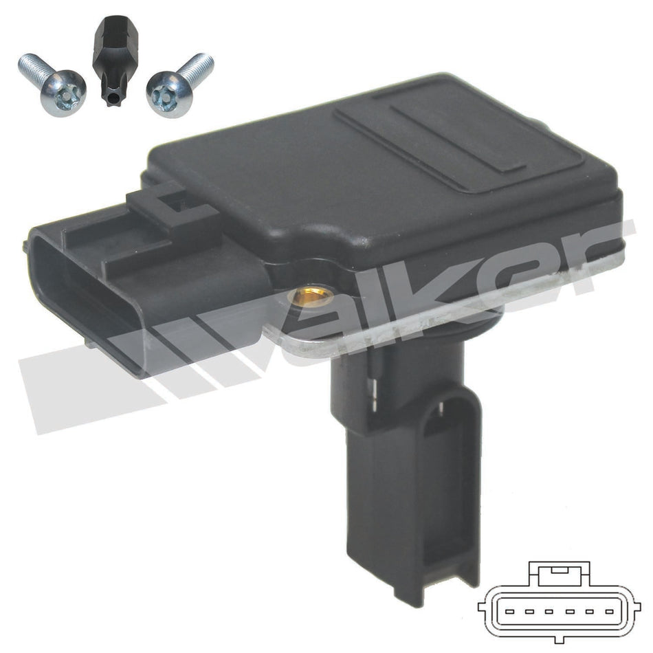 Walker Products Mass Air Flow Sensor - 245-1225