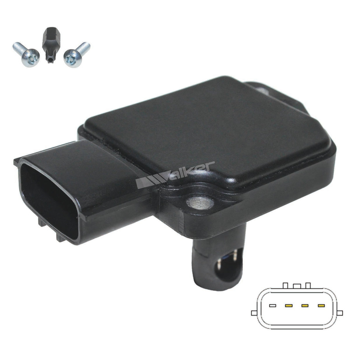 Walker Products Mass Air Flow Sensor - 245-1237