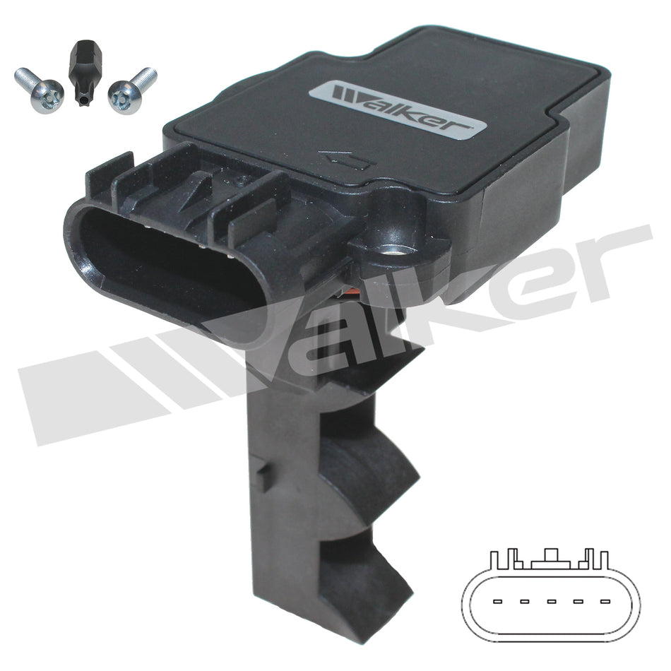 Walker Products Mass Air Flow Sensor - 245-1250