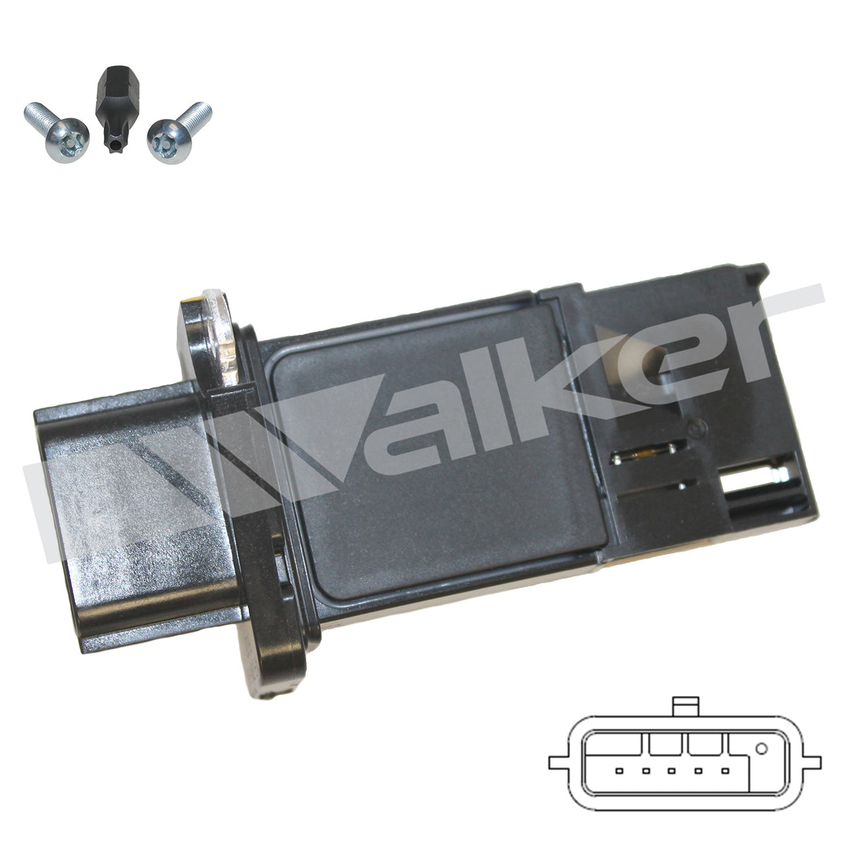 Walker Products Mass Air Flow Sensor - 245-1256