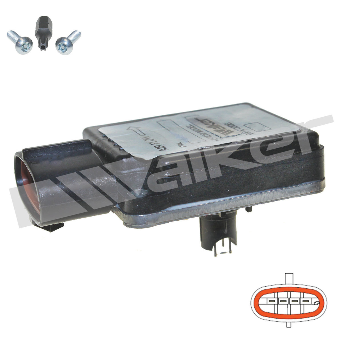 Walker Products Mass Air Flow Sensor - 245-2018