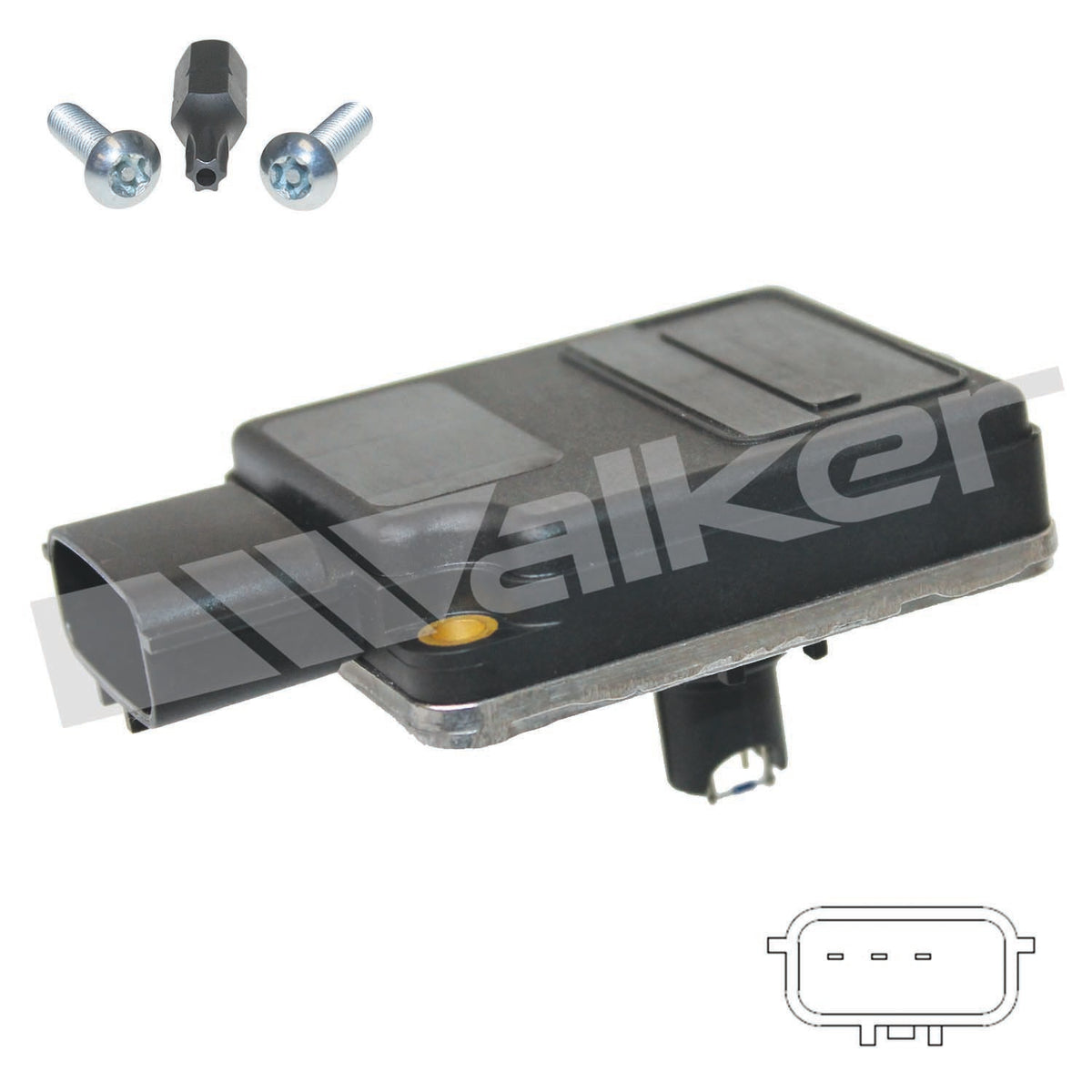 Walker Products Mass Air Flow Sensor - 245-2020