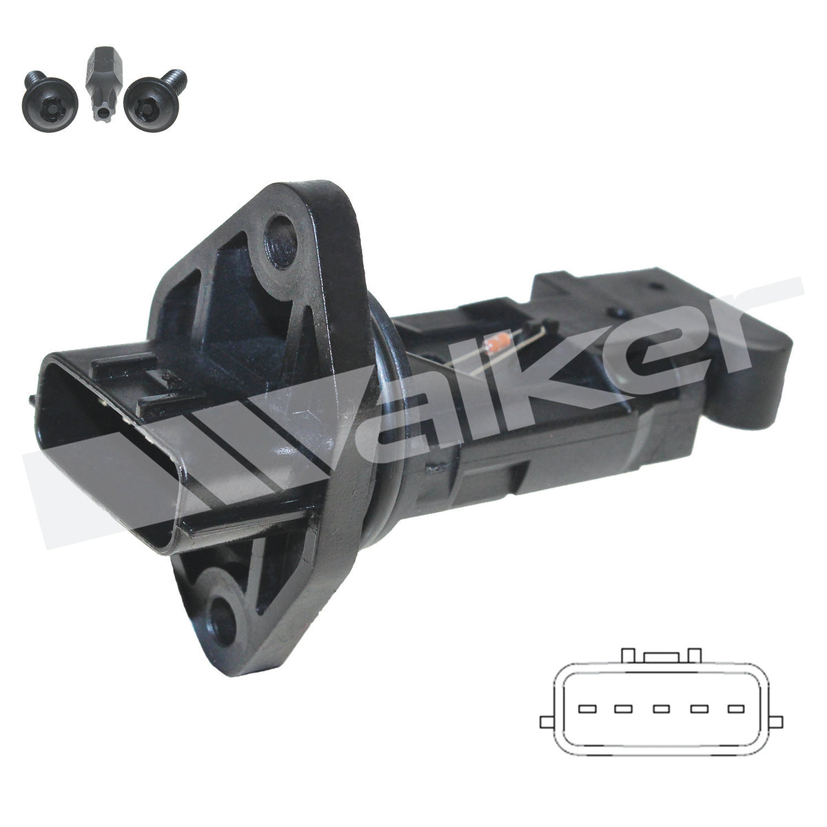 Walker Products Mass Air Flow Sensor - 245-2118