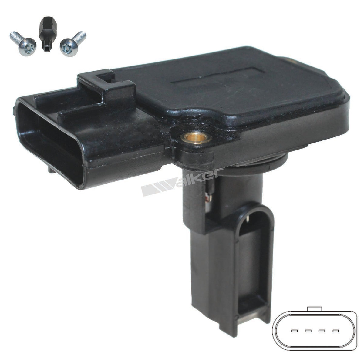 Walker Products Mass Air Flow Sensor - 245-2193