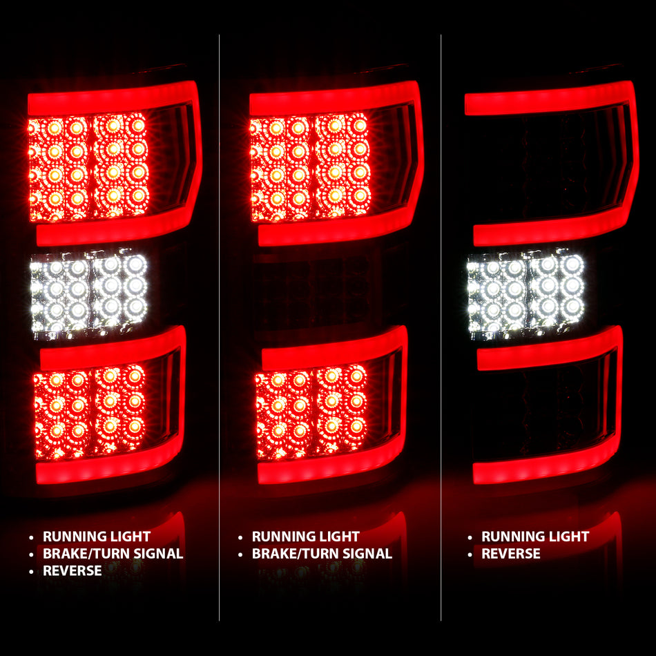 LED Tail Lights For 2018-2020 Ford F-150 311316