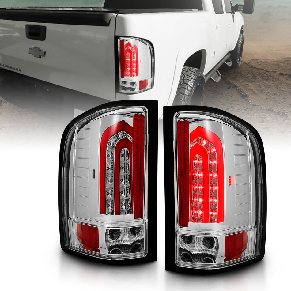 ANZO USA Led Taillights For 2007-2014 Chevrolet Silverado 3500 HD 321341