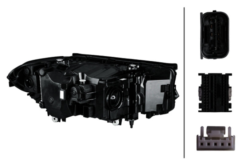 HELLA Headlight Assembly - 354836091
