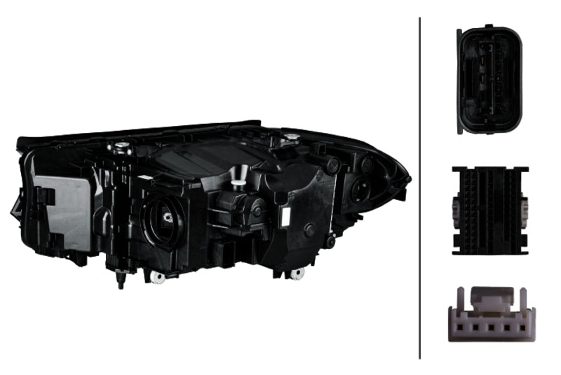 HELLA Headlight Assembly - 354836101