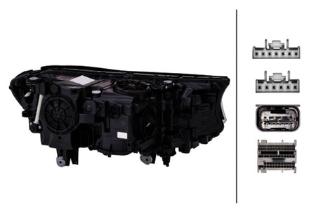HELLA Headlight Assembly - 354854151