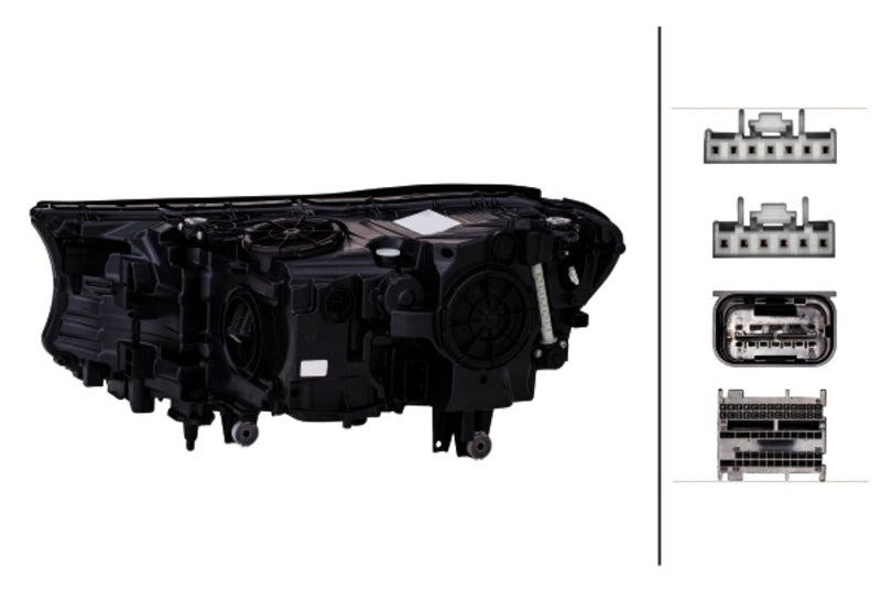 HELLA Headlight Assembly - 354854161