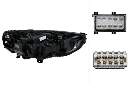 HELLA Headlight Assembly - 354869091