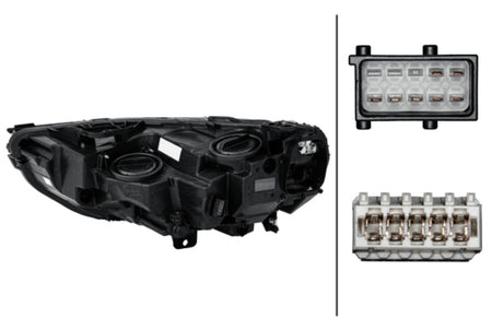 HELLA Headlight Assembly - 354869101