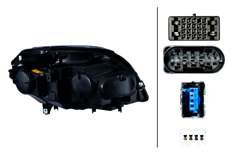 HELLA Headlight Assembly - 354878071