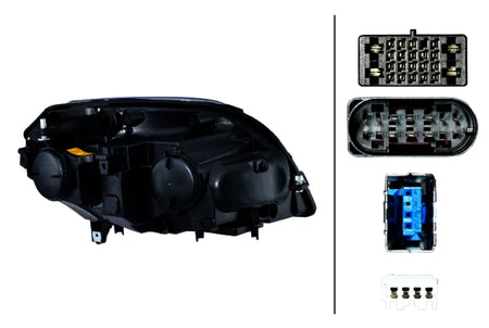 HELLA Headlight Assembly - 354878071