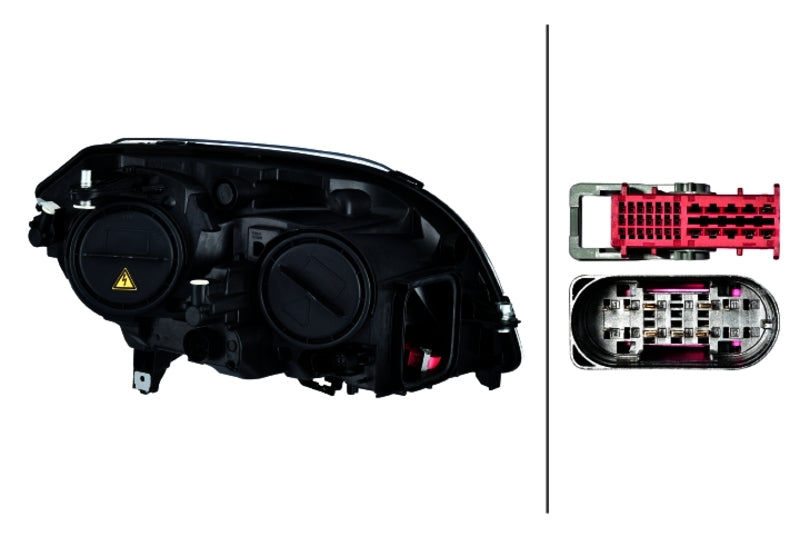 HELLA Headlight Assembly - 354878151