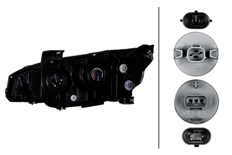 HELLA Headlight Assembly - 354889021