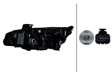 HELLA Headlight Assembly - 354889061