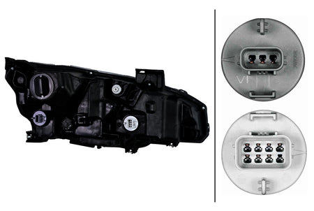 HELLA Headlight Assembly - 354889071