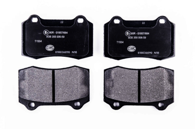 HELLA Brakes DISC BRAKE PAD SET - 355006591