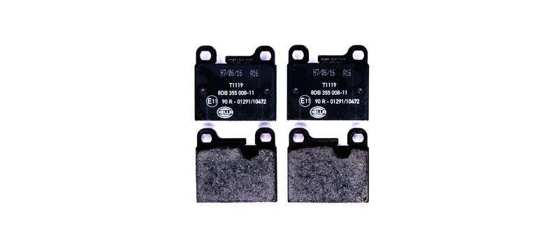 HELLA Brakes DISC BRAKE PAD SET - 355008111