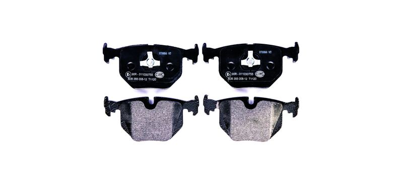 HELLA Brakes DISC BRAKE PAD SET - 355008121
