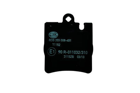 HELLA Brakes DISC BRAKE PAD SET - 355008451