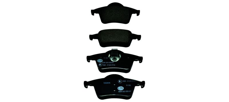 HELLA Brakes DISC BRAKE PAD SET - 355008871