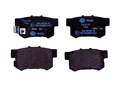 HELLA Brakes DISC BRAKE PAD SET - 355009581