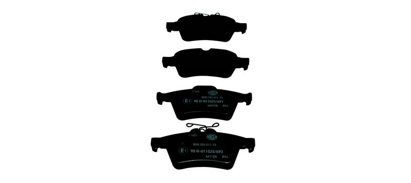 HELLA Brakes DISC BRAKE PAD SET - 355011731