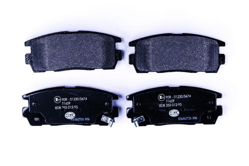 HELLA Brakes DISC BRAKE PAD SET - 355012951