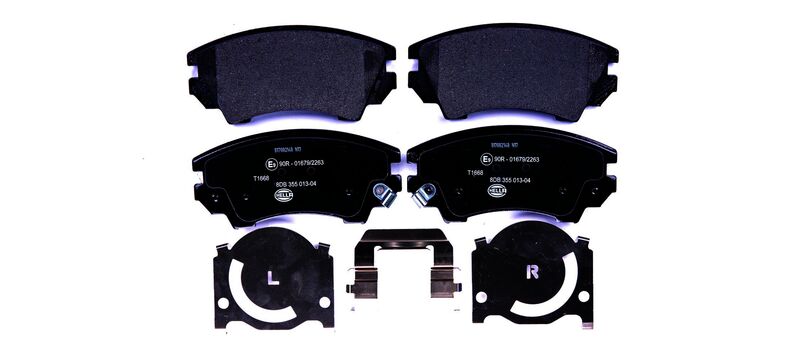 HELLA Brakes DISC BRAKE PAD SET - 355013041