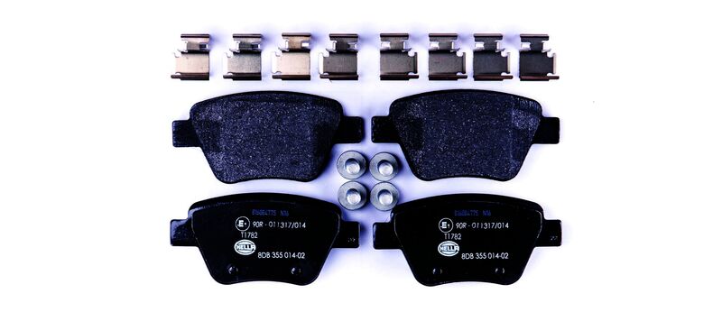 HELLA Brakes DISC BRAKE PAD SET - 355014021