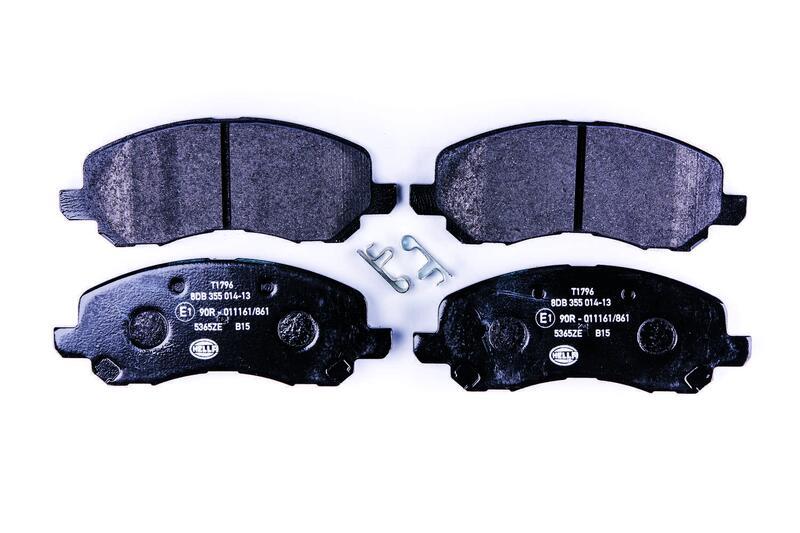 HELLA Brakes DISC BRAKE PAD SET - 355014131