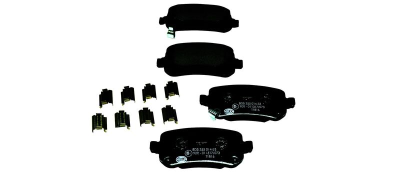 HELLA Brakes DISC BRAKE PAD SET - 355014331