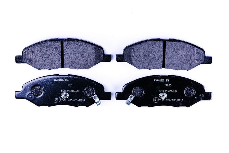HELLA Brakes DISC BRAKE PAD SET - 355014371