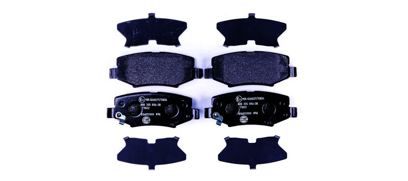 HELLA Brakes DISC BRAKE PAD SET - 355014381